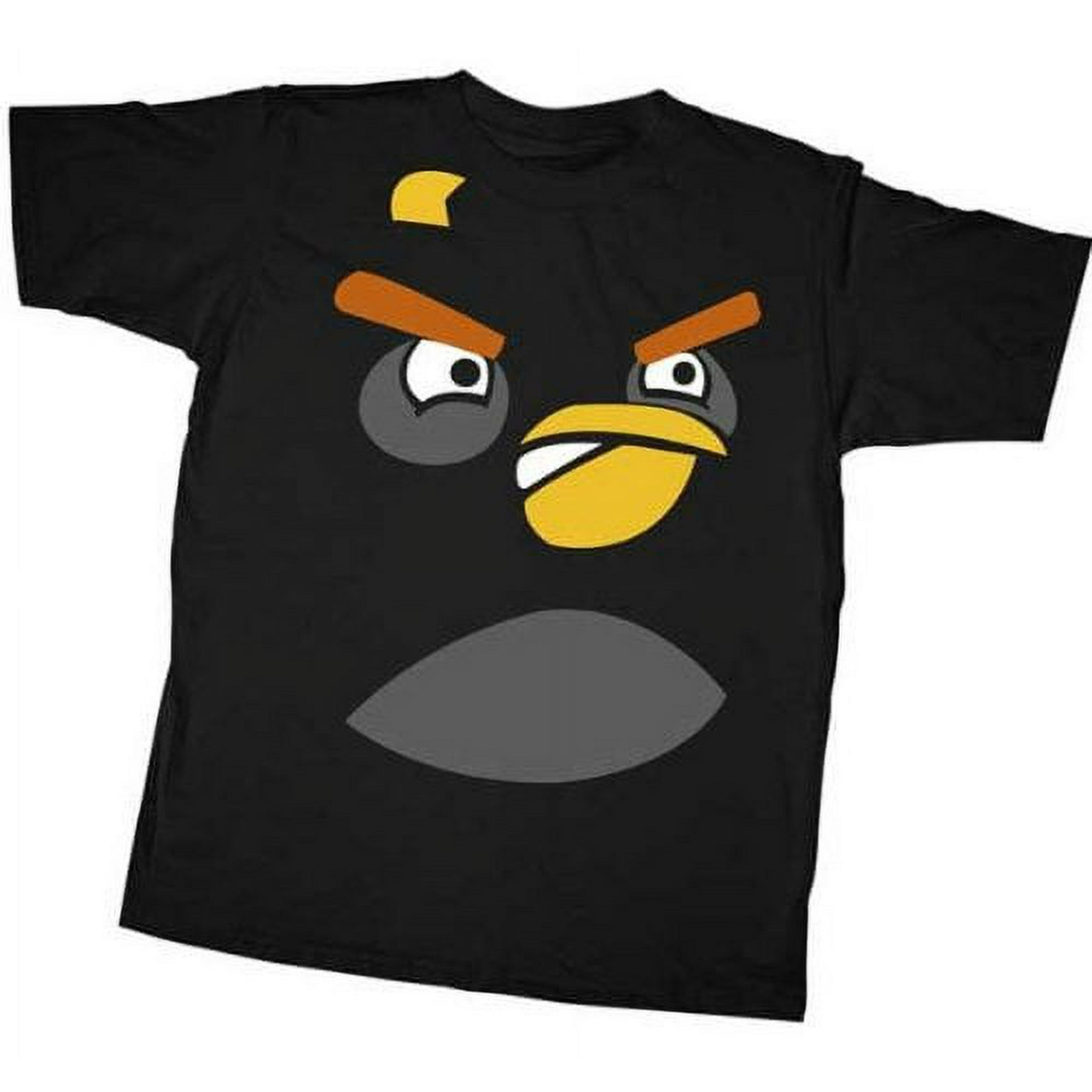 Black Angry Bird Face