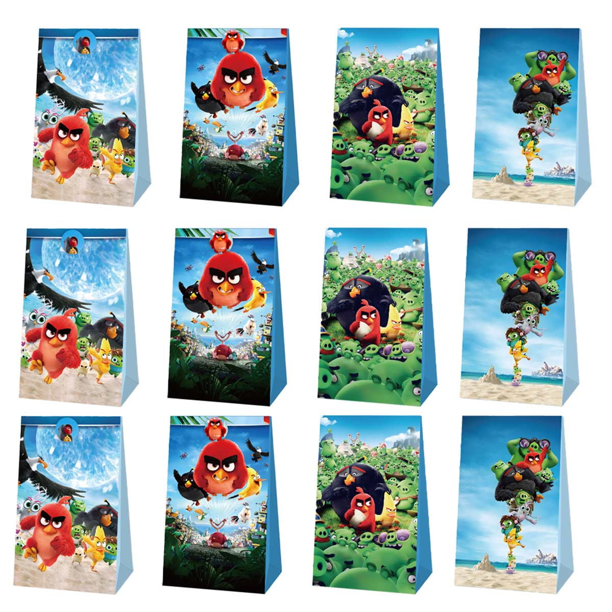 Angry Birds Candy Bags Birthday Goodie Party Favor Decorations Treat Supplies