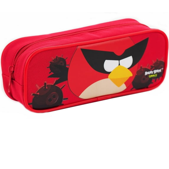 Angry Birds Character Single Zipper Red Pencil Case