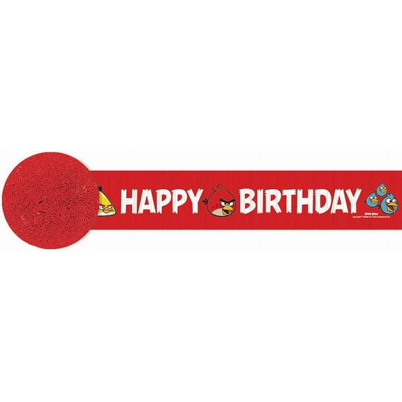 Angry Birds Crepe Paper Streamer (30ft)