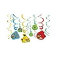 thumbnail image 1 of Angry Birds Hanging Swirl Decorations (12pc), 1 of 2