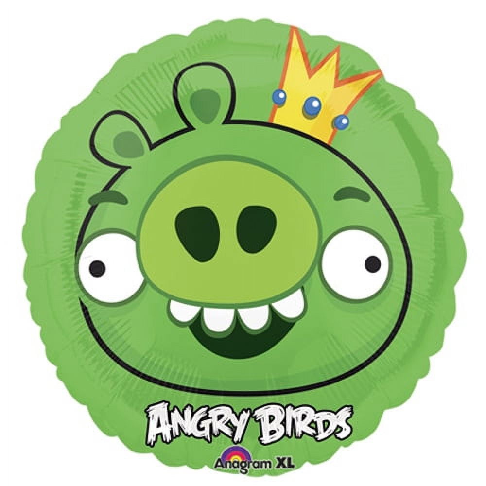 VARIOUS Angry Birds King Pig Foil Mylar Balloon (1ct)