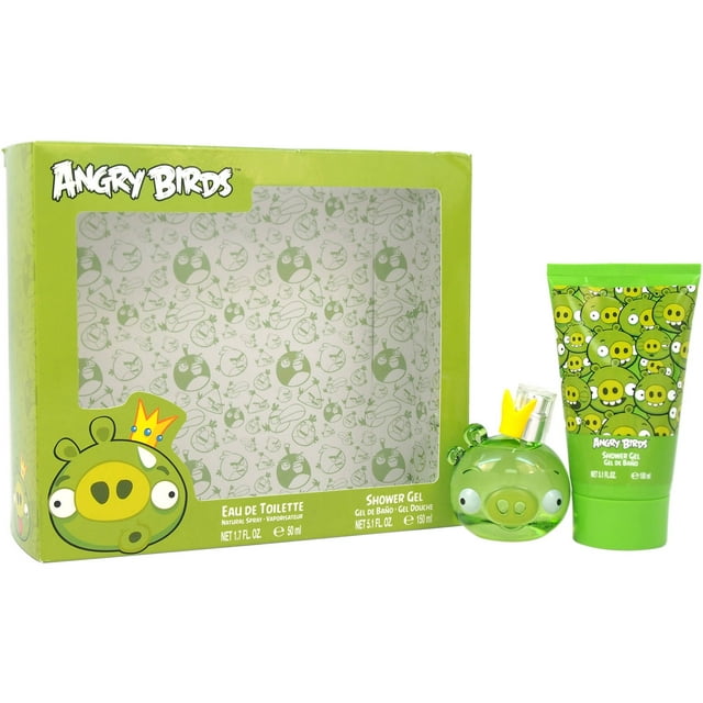 Angry Birds - King Pig by Angry Birds for Women - 2 Pc Gift Set 1.7oz EDT Spray, 5.1oz Shower Gel