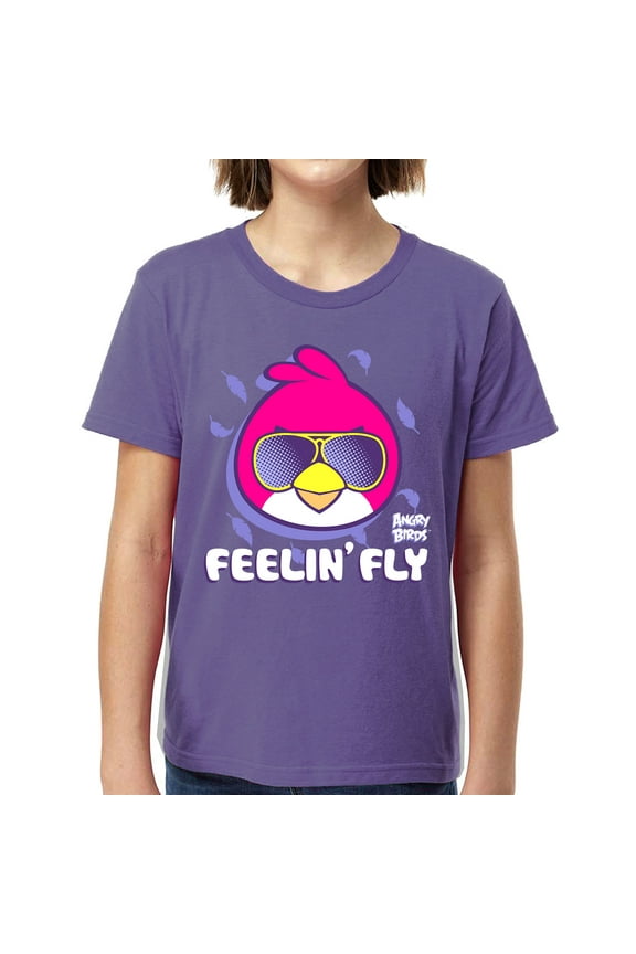 Official Feelin' Fly Printed Short Sleeve 100% Cotton T-Shirt for Boys, Girls, Unisex