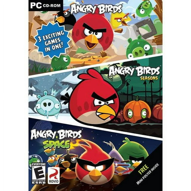 Angry Birds (PC CD), 3 Pack