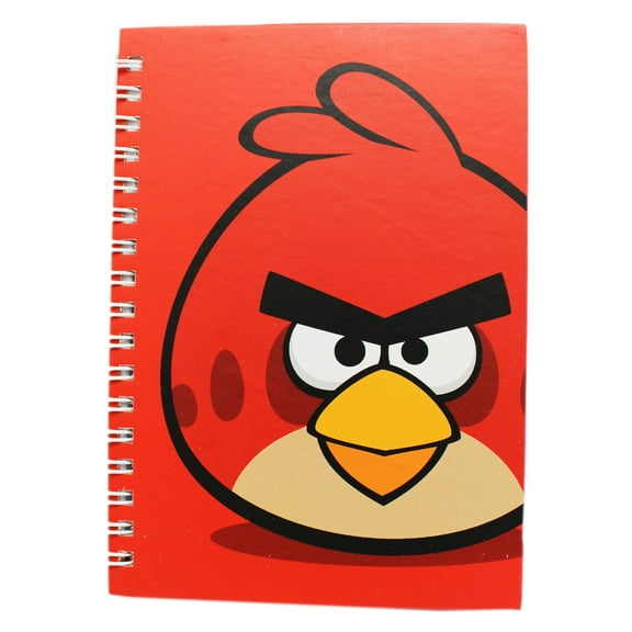 Angry Birds Red Bird Notebook - Hardcover Spiral Journal