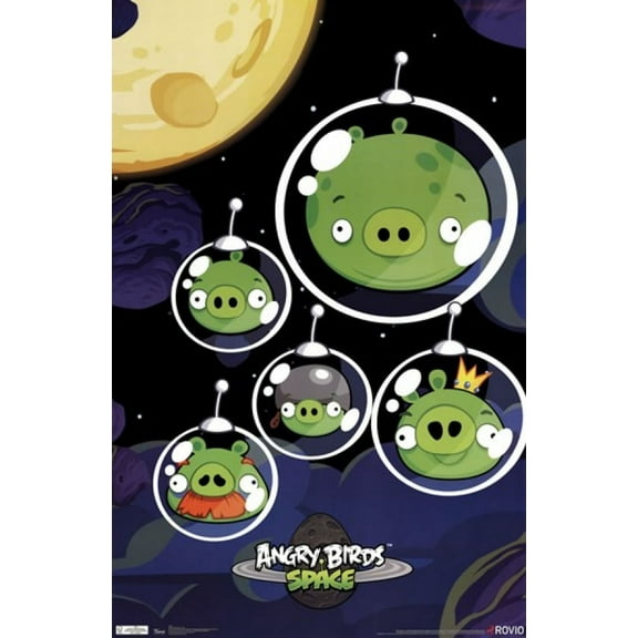 Angry Birds Space - Pigs Poster Print (22 x 34)