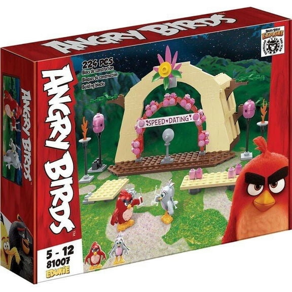 Angry Birds Speed Dating 224 Piece Building Blocks