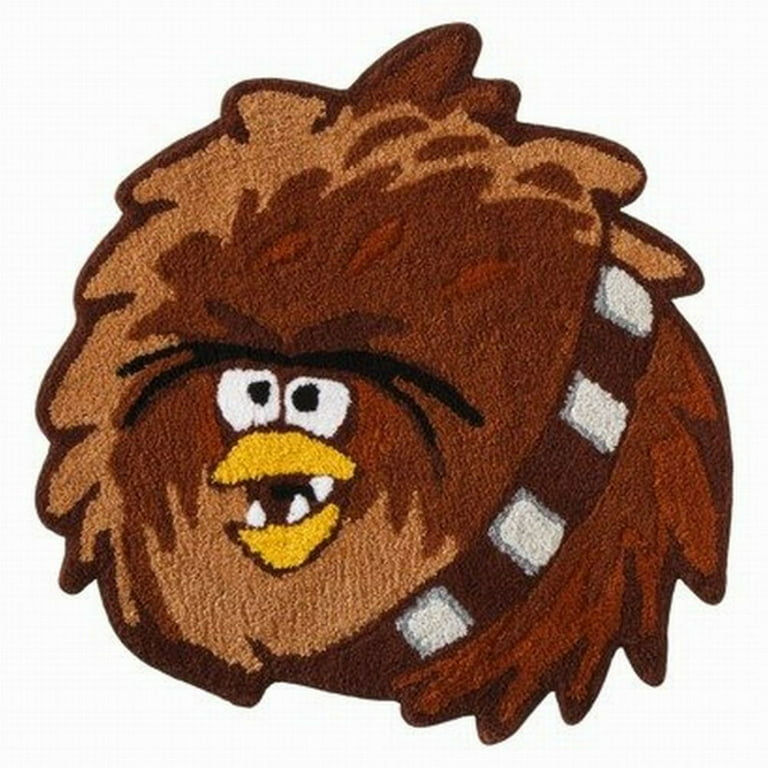 Angry Birds Star Wars Throw Rug 25x25 Cotton Pile Skid Resist Bird