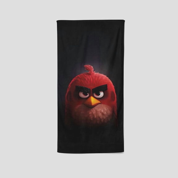 Angry Birds offers a single-sided towel with a unique design, a great gift for fans. Suitable for gym, yoga, boxing, and sunbathing, it measures 13.8"x28.7".