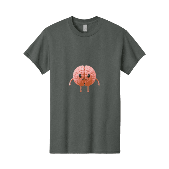 Angry-Brain-2 Mens Graphic Tee, 100% Cotton, Casual Summer Wear BAA131