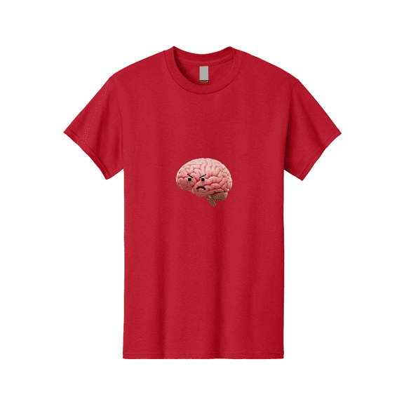 Angry-Brain Mens Graphic Tee, 100% Cotton, Casual Summer Wear BAA132
