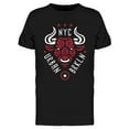 thumbnail image 1 of Angry Bull N Y C T-Shirt Men -Image by Shutterstock, Male Large, 1 of 2
