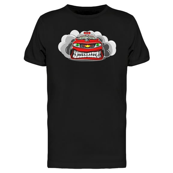 Angry Car Design T-Shirt Men -Image by Shutterstock, Male Medium