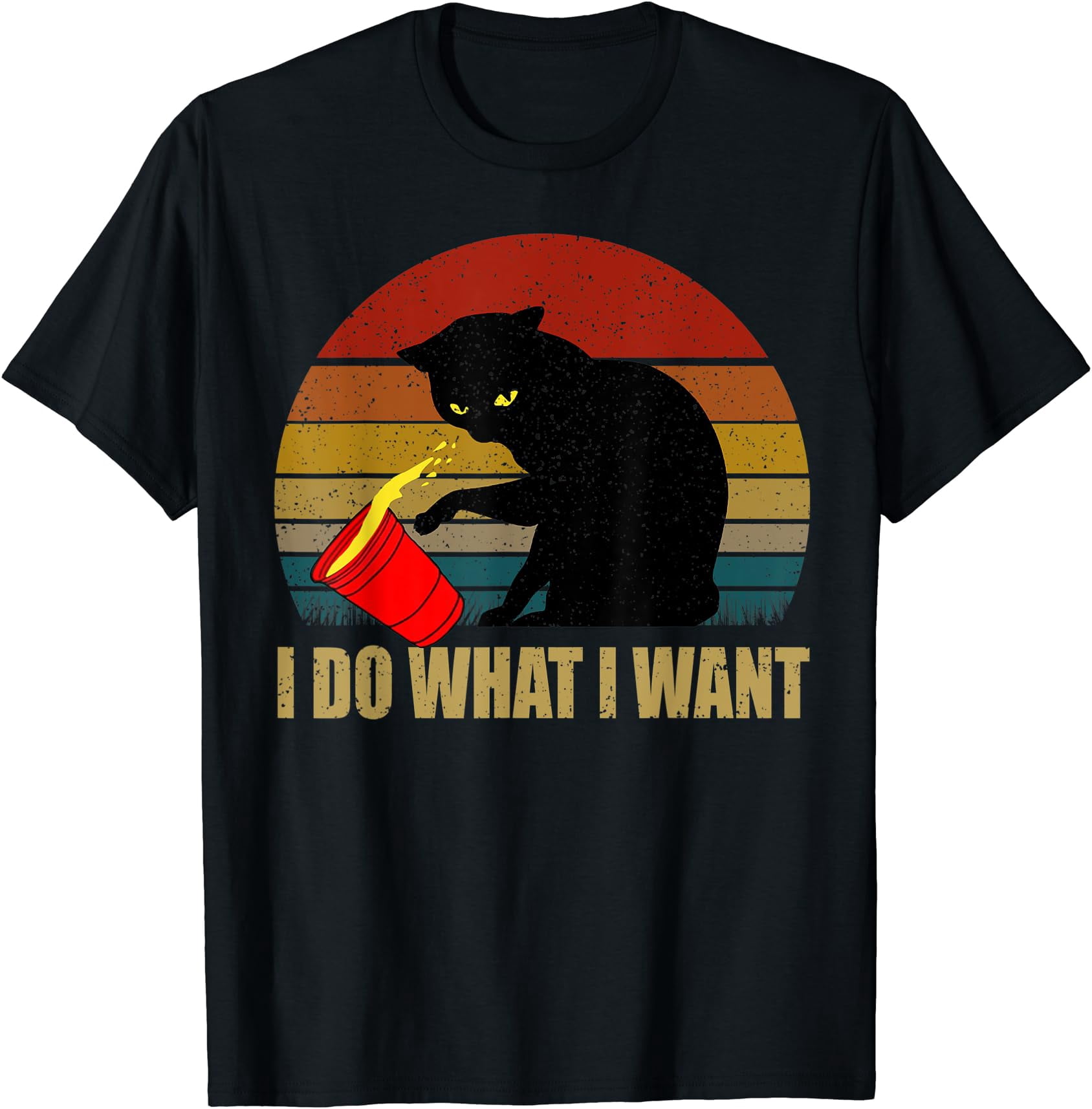 Angry Cat Evil T-Shirt - Walmart.com