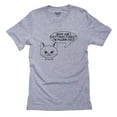 thumbnail image 1 of Angry Cat - I'm Puurfect - Why Am I Getting Fixed? Men's Grey T-Shirt, 1 of 2