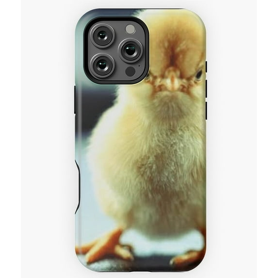Angry Chick Funny Bird Design Phone Case for iPhone 16 15 14 13 12 11 Pro Max