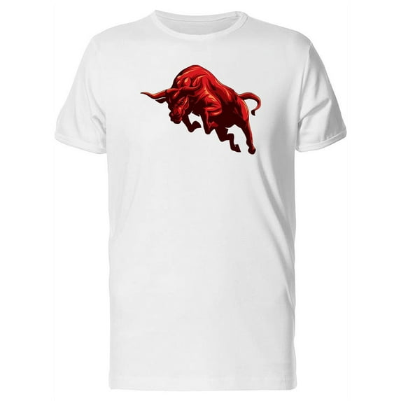 Angry Colored Bull T-Shirt Men -Image by Shutterstock, Male 3X-Large