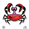 thumbnail image 1 of Angry Crab - 8" Vinyl Sticker - For Car Laptop I-Pad - Waterproof Decal, 1 of 1