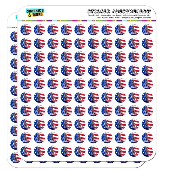 Angry Democrat Donkey Politics America Flag Planner Calendar Scrapbooking Crafting Stickers