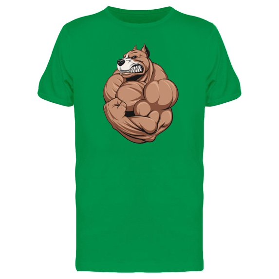 Angry Dog Big Biceps Tee Men's -Image by Shutterstock