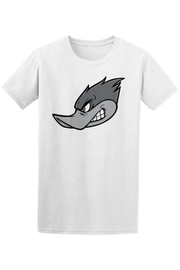 Angry Duck Cartoon T-Shirt Men -Image by Shutterstock, Male 3X-Large