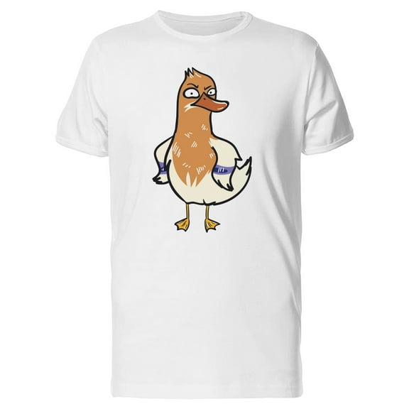 Angry Duck Icon T-Shirt Men -Image by Shutterstock, Male XX-Large