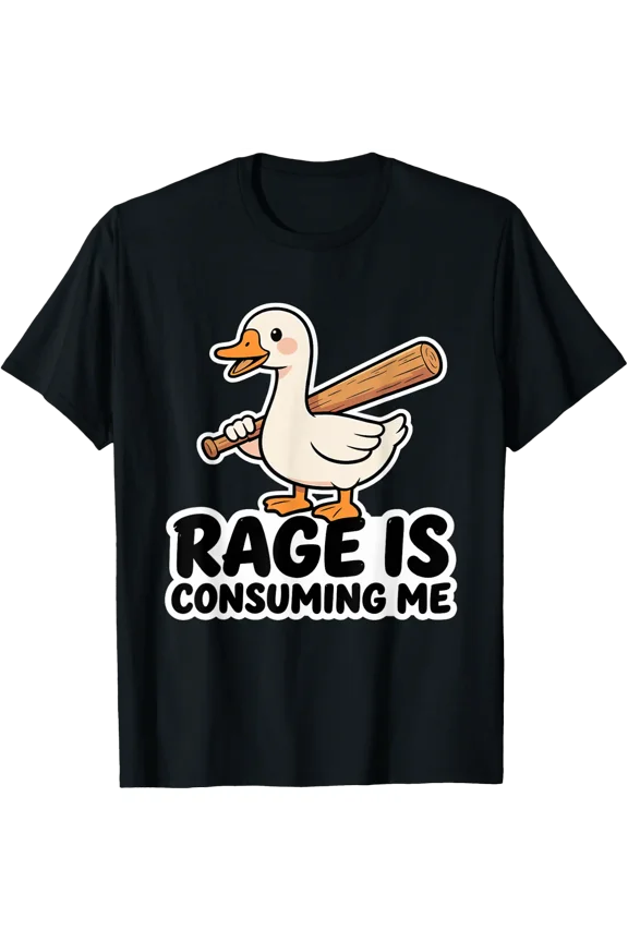 Angry Duck Silly Meme Rage Consuming Me T-Shirt