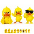 Angry Ducks for Desk, Mini Grumpy Duck Figurines Office Decor Car ...