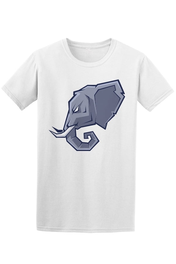 Angry Elephant Logo T-Shirt Men -Image by Shutterstock, Male Large