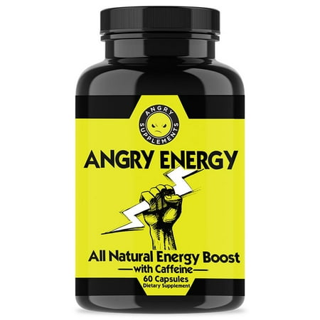 Angry Energy All-Natural Energy Booster with Caffeine