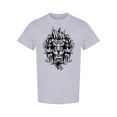 thumbnail image 1 of Angry Evil Lion Head T-Shirt Men -Image by Shutterstock, Male 3X-Large, 1 of 2