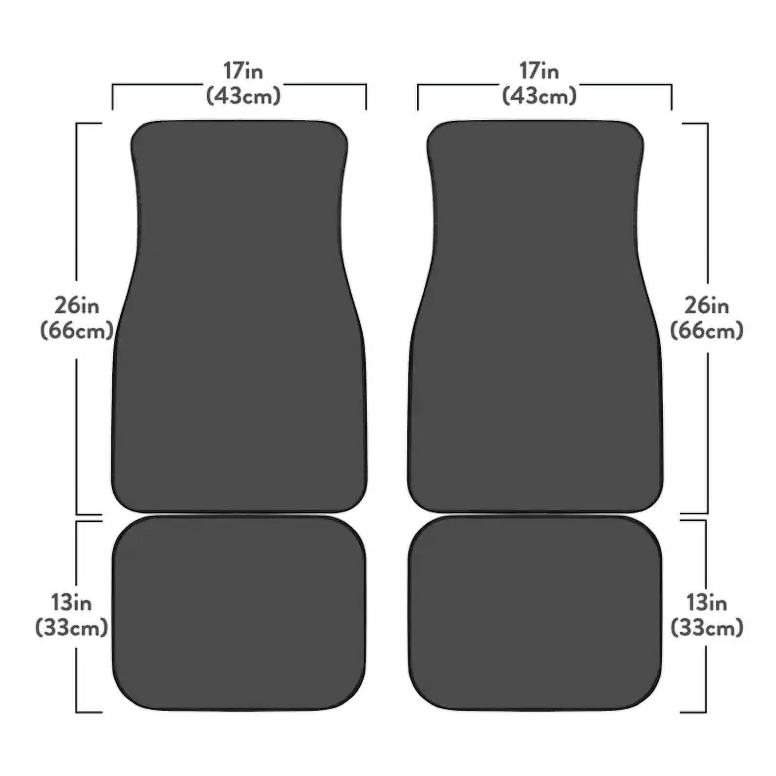 Angry Eyes Back and Front Car Floor Mats