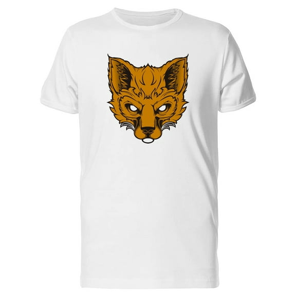 Angry Fox Head Mascot Tee Men's -Image by Shutterstock