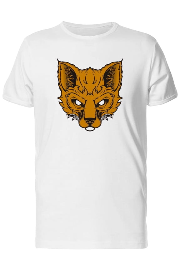 Angry Fox Head Mascot Tee Men's -Image by Shutterstock