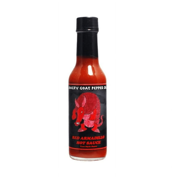 Angry Goat Red Armadillo Taco Style Hot Sauce