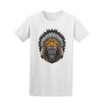 thumbnail image 1 of Angry Gorilla Headdress T-Shirt Men -Image by Shutterstock, Male 3X-Large, 1 of 4