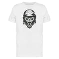 thumbnail image 1 of Angry Gorilla In Soldiers Helmet Tee Men's -Image by Shutterstock, 1 of 2