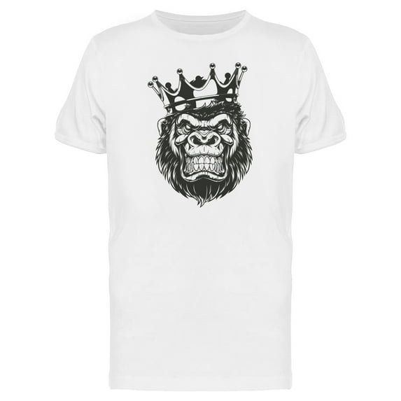 Angry Gorilla King T-Shirt Men -Image by Shutterstock, Male Large