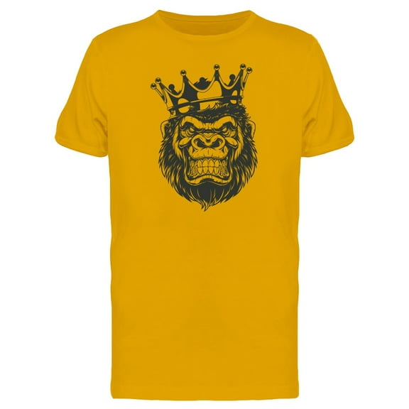 Angry Gorilla King T-Shirt Men -Image by Shutterstock, Male XX-Large