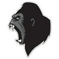 thumbnail image 1 of Angry Gorilla Roaring - 3" Vinyl Sticker - For Car Laptop Water Bottle Phone - Waterproof Decal, 1 of 1