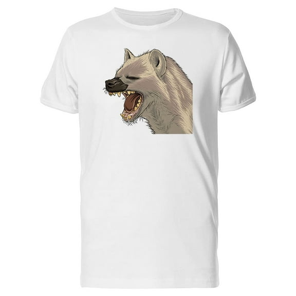 Angry Hyena Head T-Shirt Men -Image by Shutterstock, Male Small