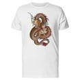 thumbnail image 1 of Angry Japanese Dragon Drawing T-Shirt Men -Image by Shutterstock, Male Small, 1 of 4