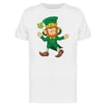 thumbnail image 1 of Angry Leprechaun Doodle T-Shirt Men -Image by Shutterstock, Male Large, 1 of 2