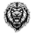 thumbnail image 1 of Angry Lion - 5" Vinyl Sticker - For Car Laptop I-Pad - Waterproof Decal, 1 of 1
