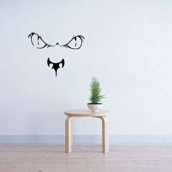 Angry Lion Eyes Decal - 36 Inches