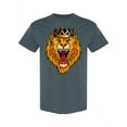 thumbnail image 1 of Angry Lion Graphic T-Shirt Men -Image by Shutterstock, Male 3X-Large, 1 of 2