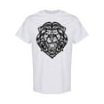 thumbnail image 1 of Angry Lion Head Design T-Shirt Men -Image by Shutterstock, Male x-Large, 1 of 2