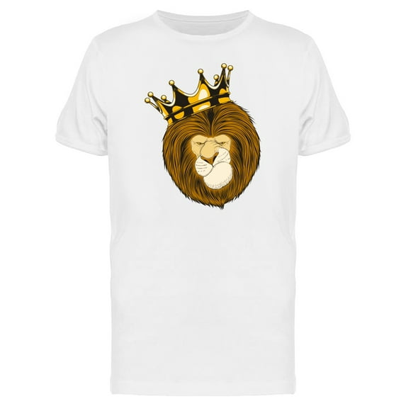 Angry Lion King Tee Men's - Men T-Shirt, 2XL