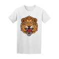 thumbnail image 1 of Angry Lion Mouth Open T-Shirt Men -Image by Shutterstock, Male 3X-Large, 1 of 4
